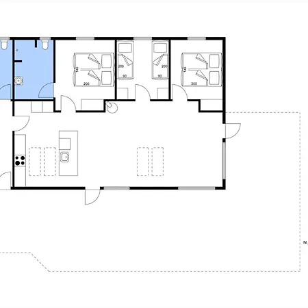 Bv345-blavand-gl-maelkevej-41 Tatil Evi Blåvand